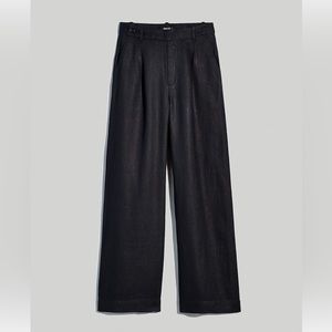 Madewell Harlow Wide Leg Pants in Linen Size 10 NWT